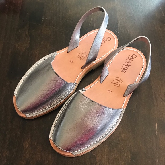 CalaXini Shoes - CalaXini Verano Peep-toe Slingback Flat Sandal